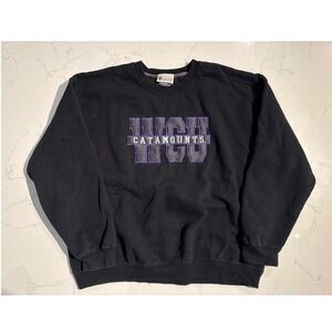 College House VCU Catamounts Black Crewneck Sweatshirt